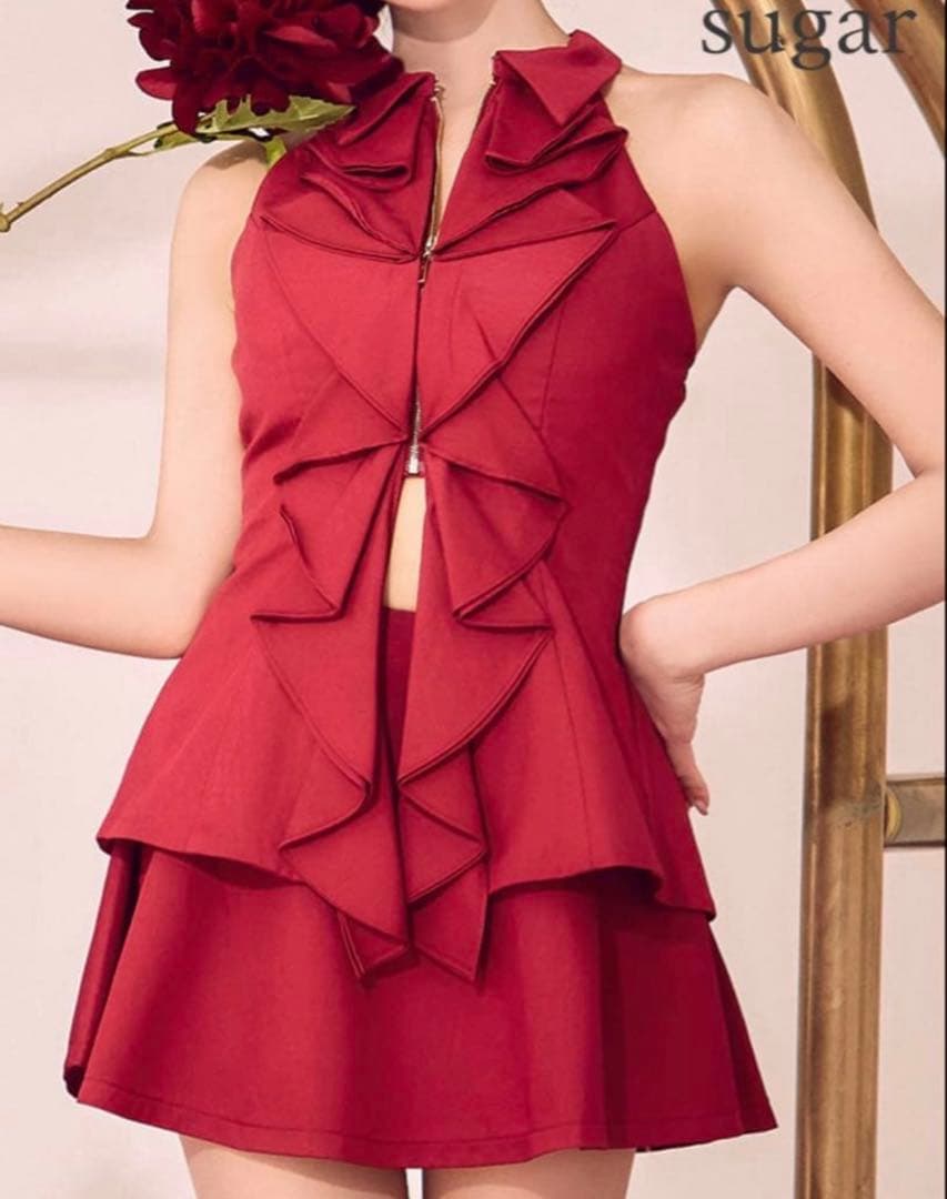 ROBE de FLEURS レッドドレス