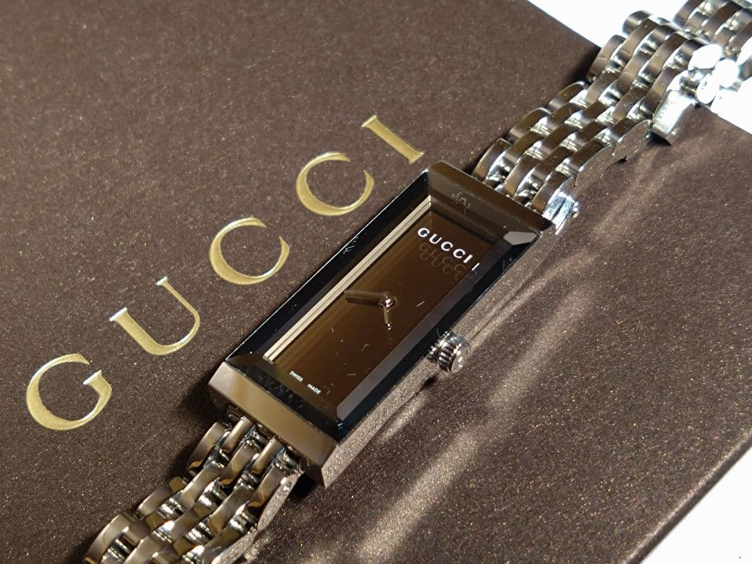 稼働品 GUCCI グッチ 127.5 QZ レディース 腕時計