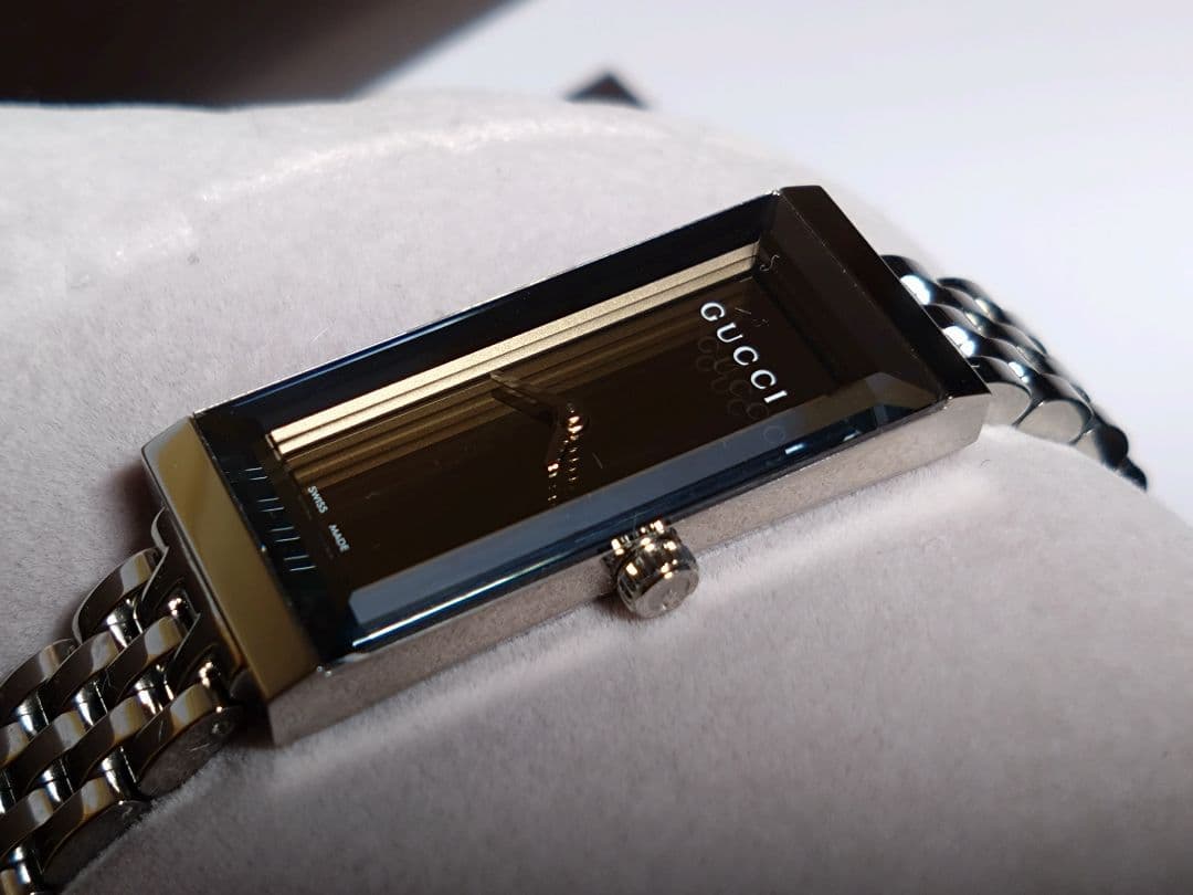 稼働品 GUCCI グッチ 127.5 QZ レディース 腕時計