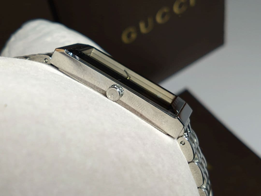 稼働品 GUCCI グッチ 127.5 QZ レディース 腕時計