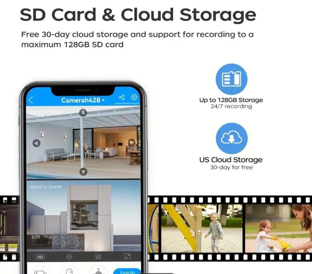 Solar Smart Camera +64G SDカード