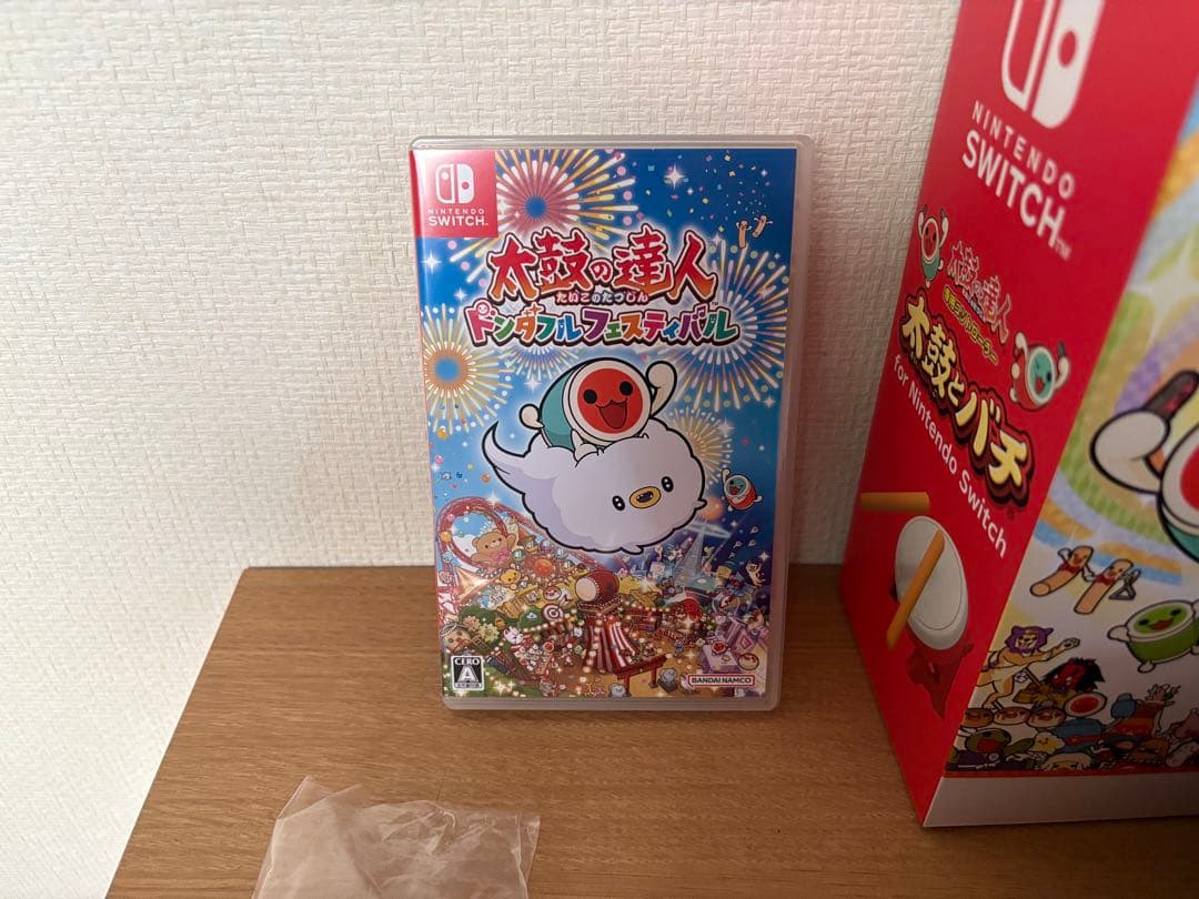 太鼓の達人 ドンダフルフェスティバル + 太鼓とバチ セット