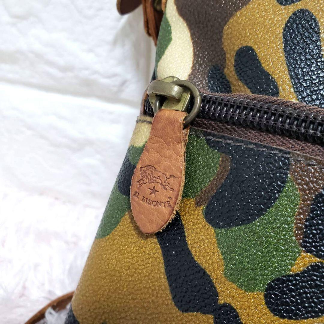 IL BISONTE イルビゾンテ カモフラ 限定 クロスボディショルダーバッグ