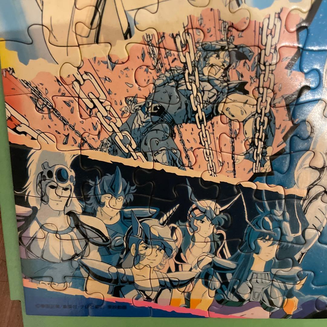 ⭐︎デッドストック⭐︎聖闘士星矢　当時物　パズル　100P セイカノート　完成品