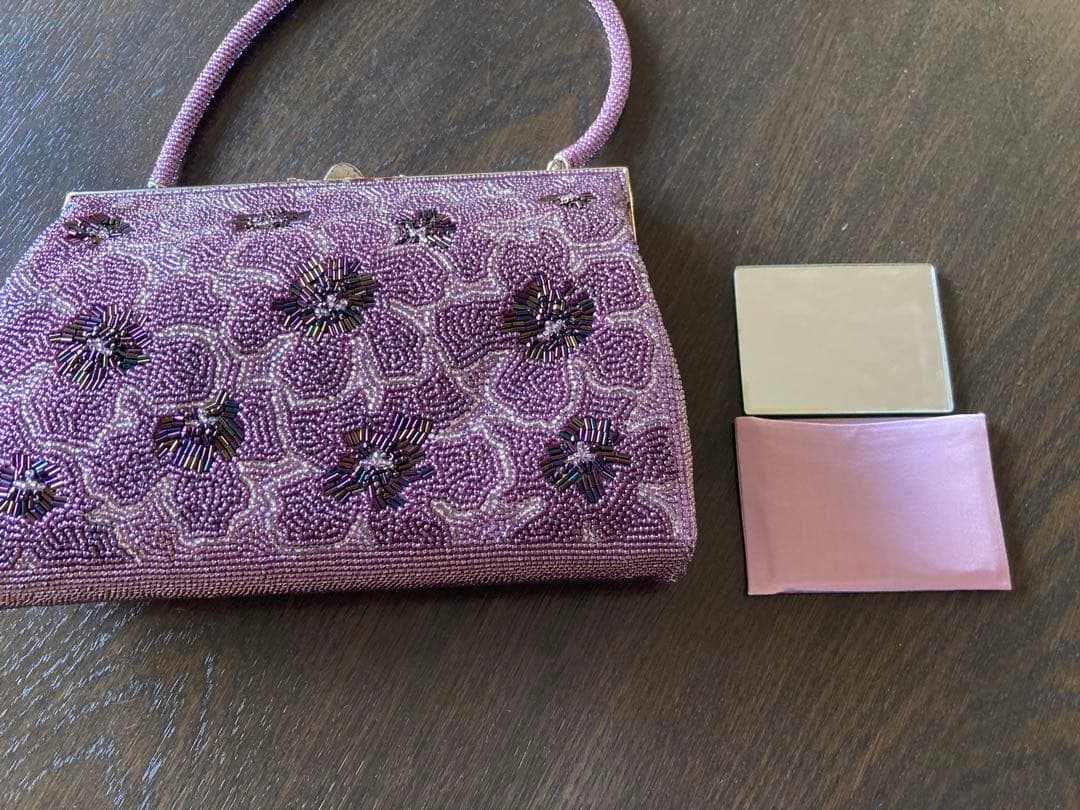 和装　ビーズ刺繍 ハンドバッグ　昭和レトロ　アンティーク