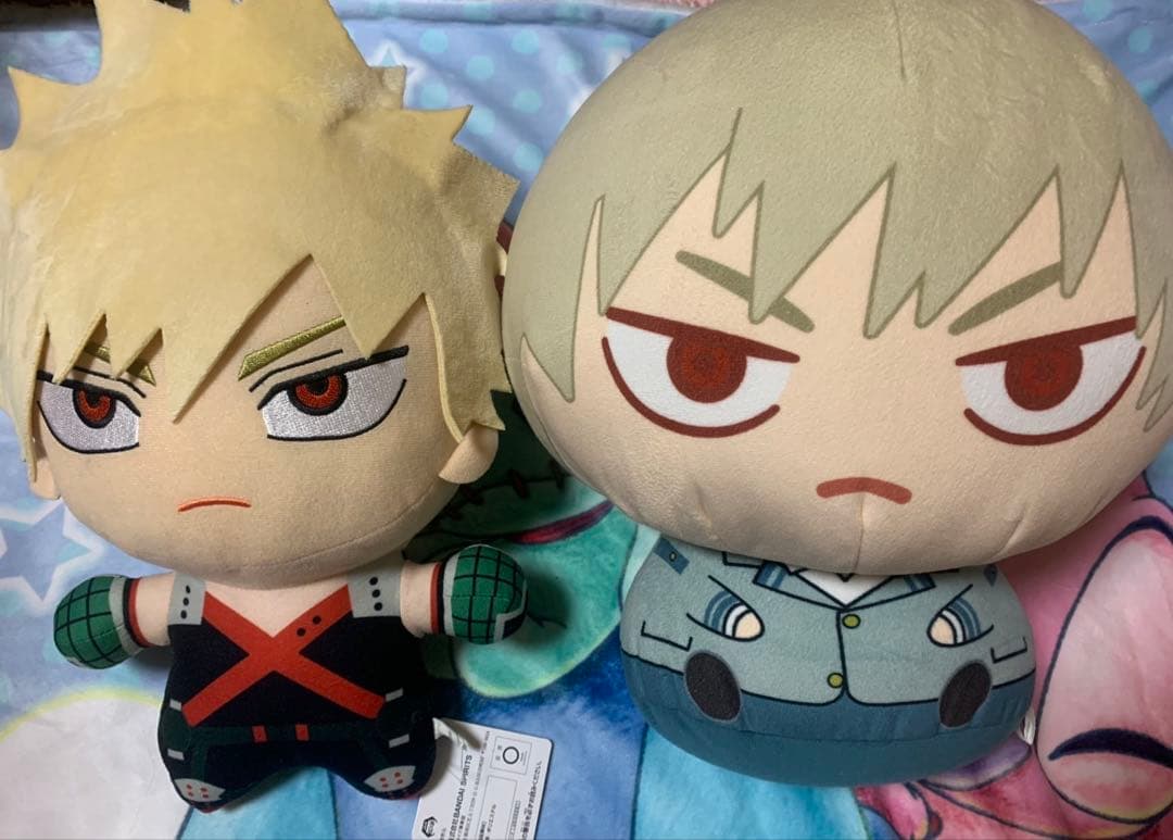 僕のヒーローアカデミア ヒロアカ ちいかわコラボ ぬいぐるみ 爆豪 緑谷