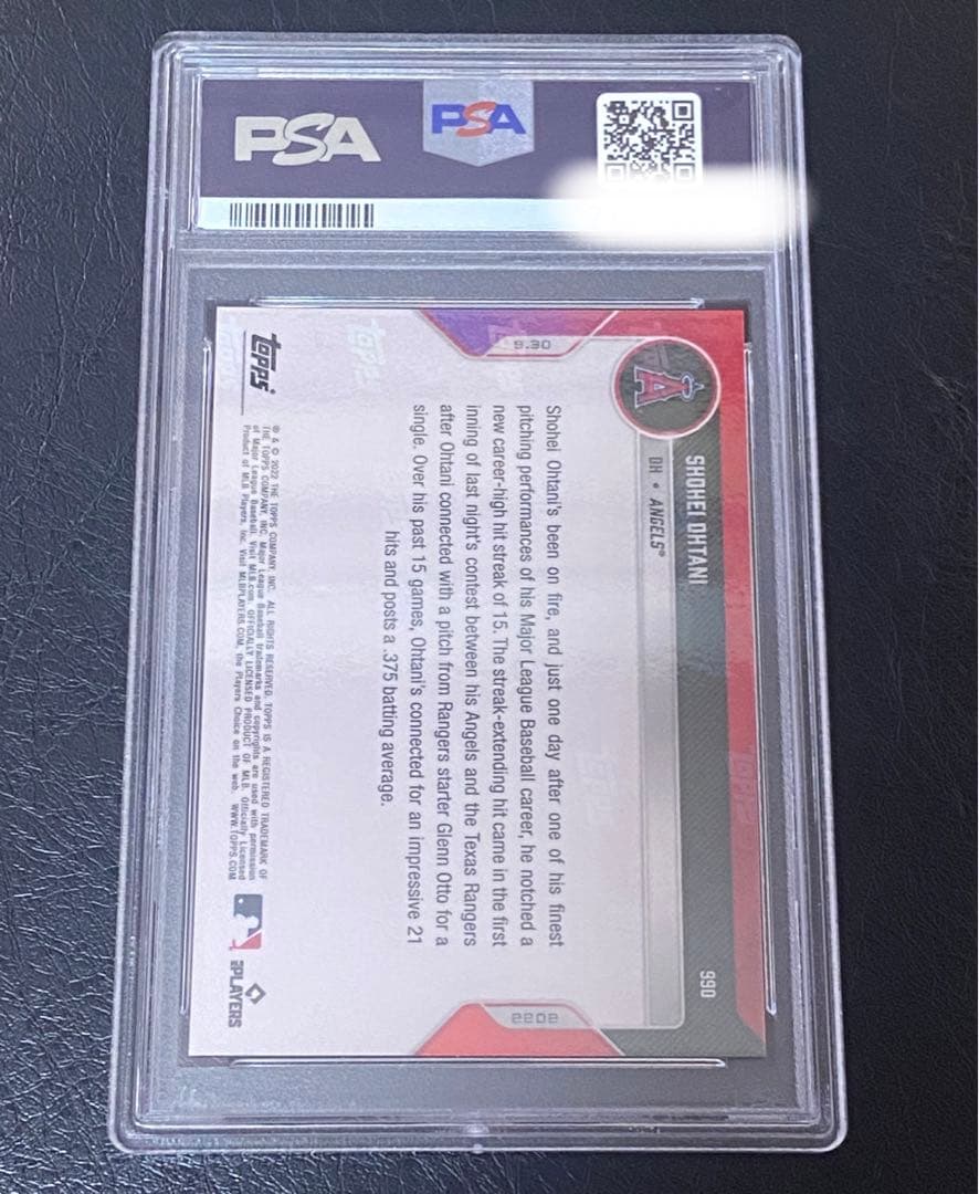 PSA 10 2022 topps now トップスナウ 大谷翔平 #990
