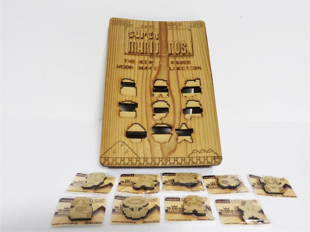 THE KING OF GAMES スーパーマリオ ウッドバッジ コレクション