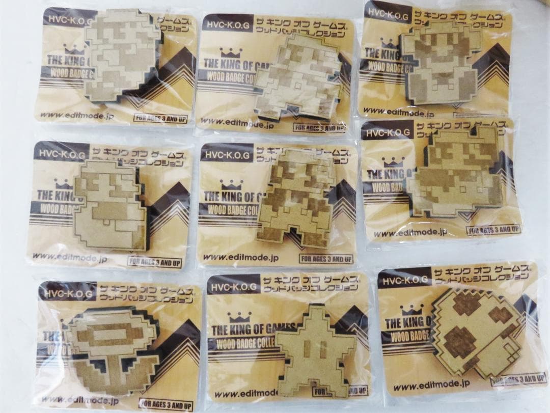 THE KING OF GAMES スーパーマリオ ウッドバッジ コレクション