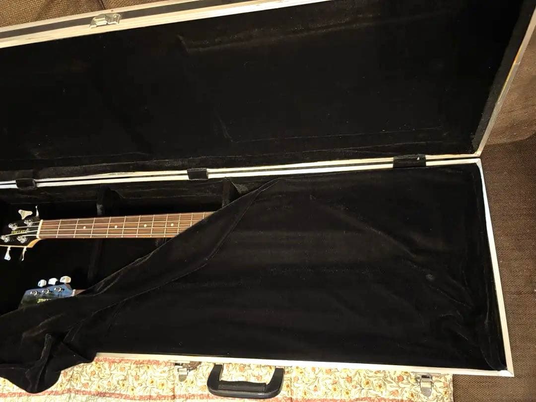 ダブルネックエレキギター&ベース サンバースト