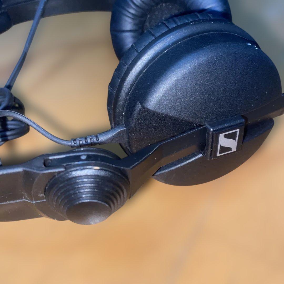 Sennheiser HD25 ブラック ヘッドホン イヤーパッドほぼ新品