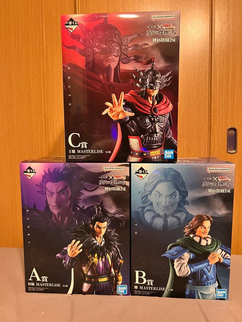 一番くじ キングダム A B C賞 桓騎 騰 王翦フィギュア！