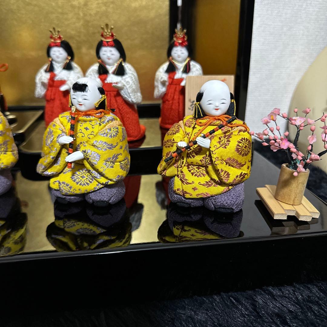 雛人形セット 原孝洲作 さくら雛 3段 高級 お人形 無形文化財