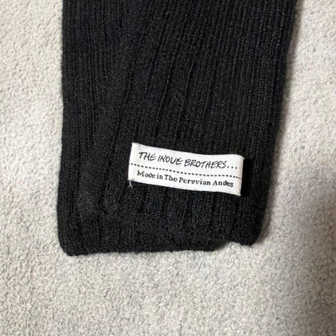 THE INOUE BROTHERS ブラック指なし手袋　最終値下げ