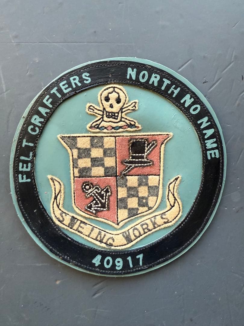 north no name レザー　パッチ　ハンドメイド