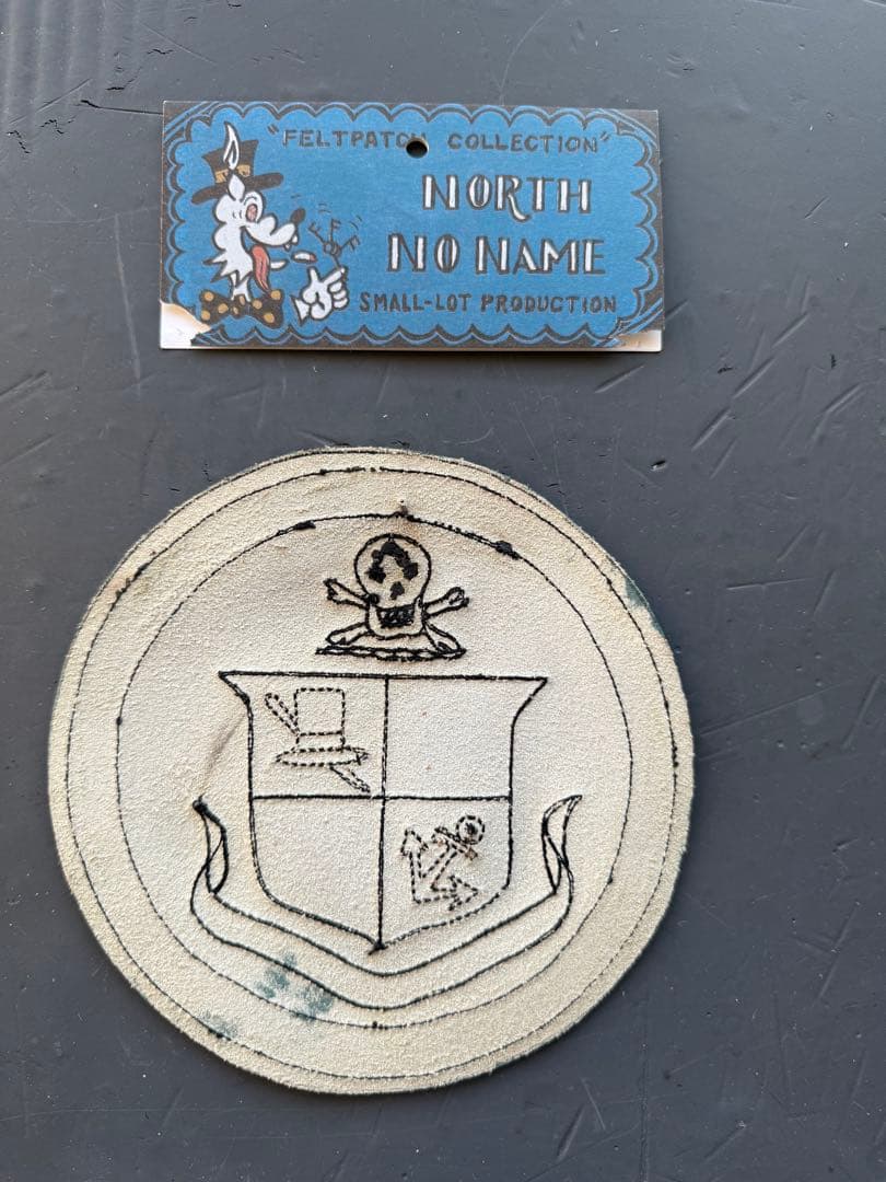 north no name レザー　パッチ　ハンドメイド