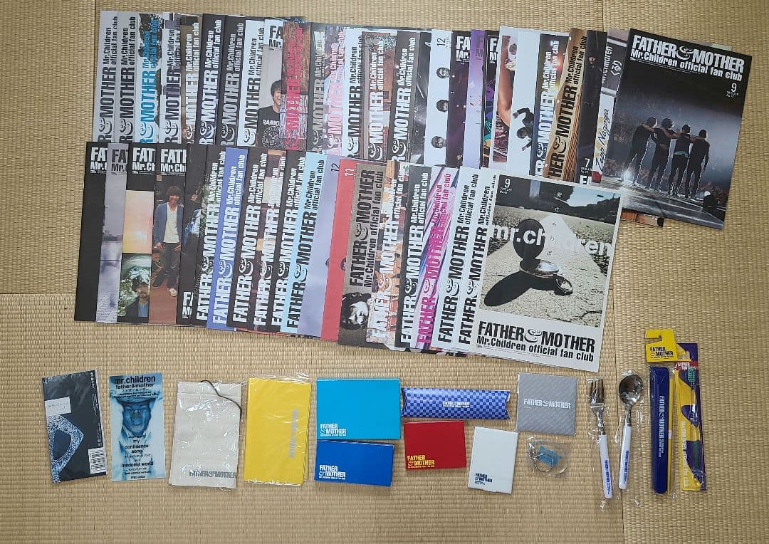 Mr.Childrenファンクラブ会報&継続記念グッズ