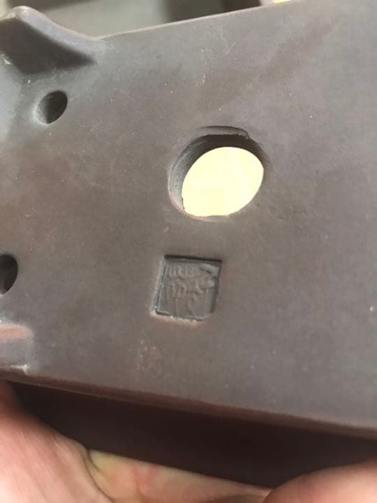 盆栽鉢　小品盆栽鉢　時代ミニ盆栽鉢和鉢支那鉢紫泥長方鉢雲足山野草