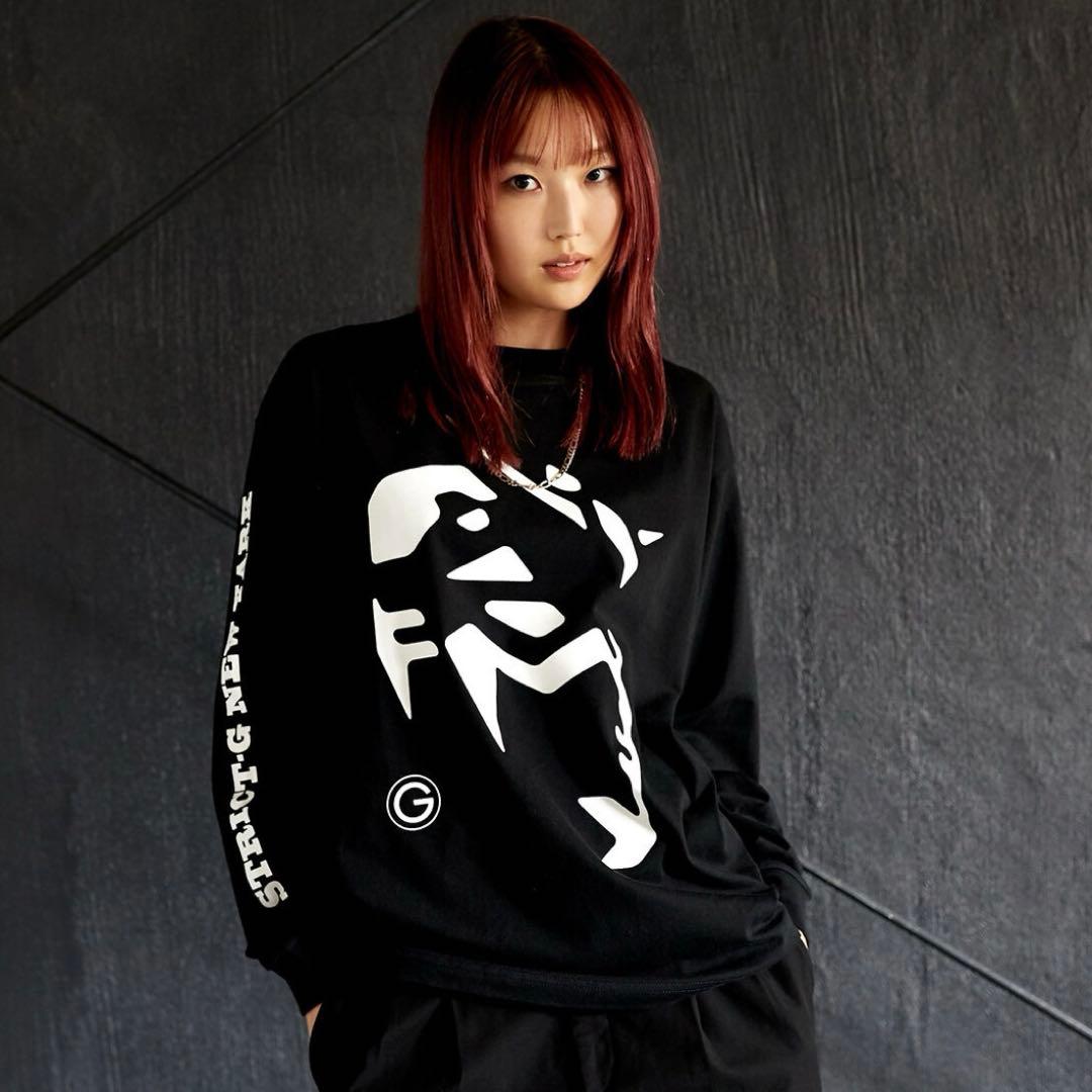 STRICT-G NEW YARK ガンダム　ロングスリーブTシャツ ロゴ　L