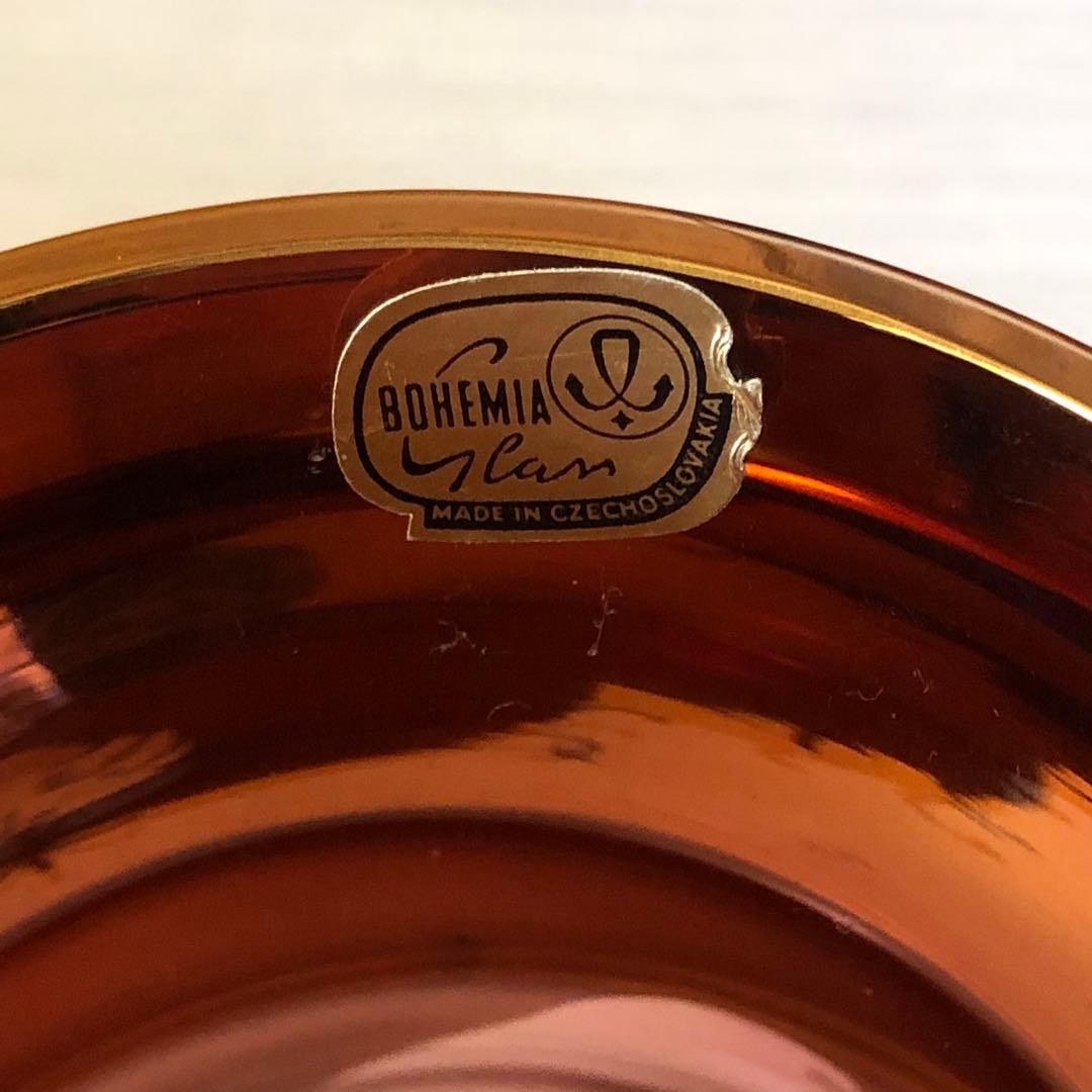 BOHEMIA ガラス フラワーベース