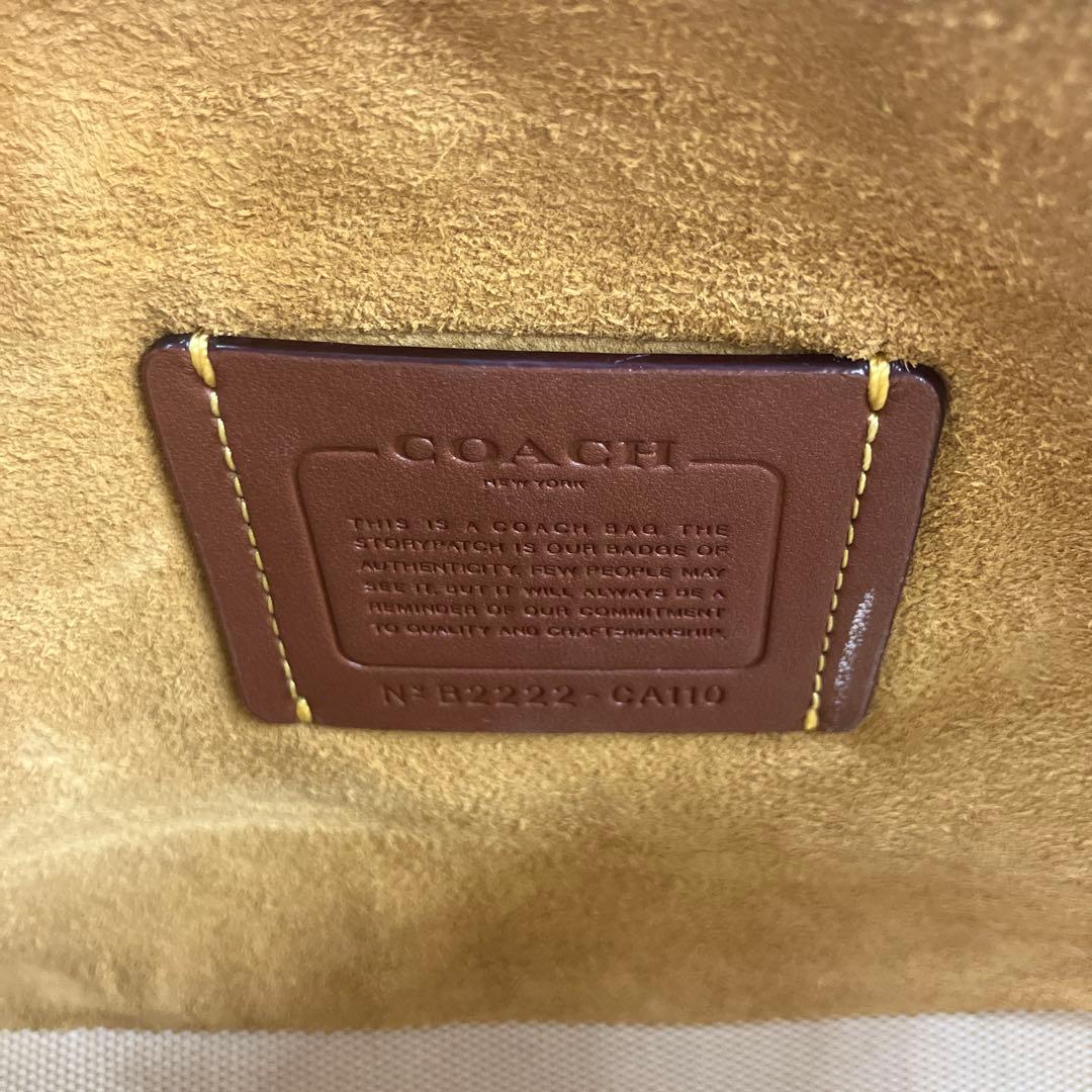 E1-1-01 COACH チェリー柄 ショルダーバッグ