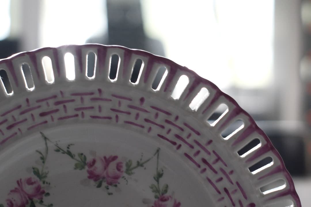 フランスアンティーク｜リュネビル窯のパニエ