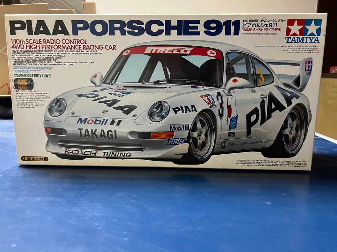TAMIYA PIAA Porsche 911 1/10 ラジコンカー　田宮