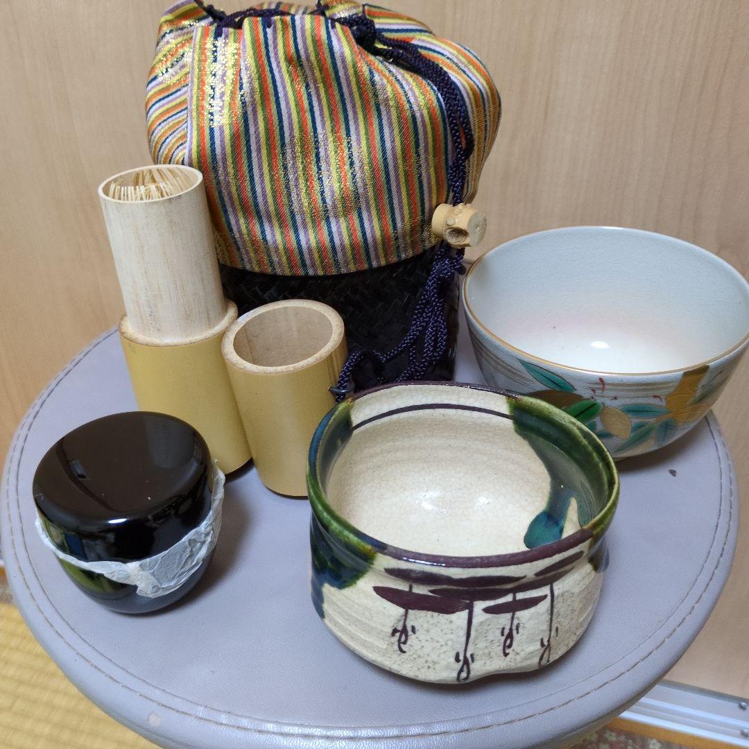 野点茶籠セット 野点 野点籠 　茶籠 茶道具