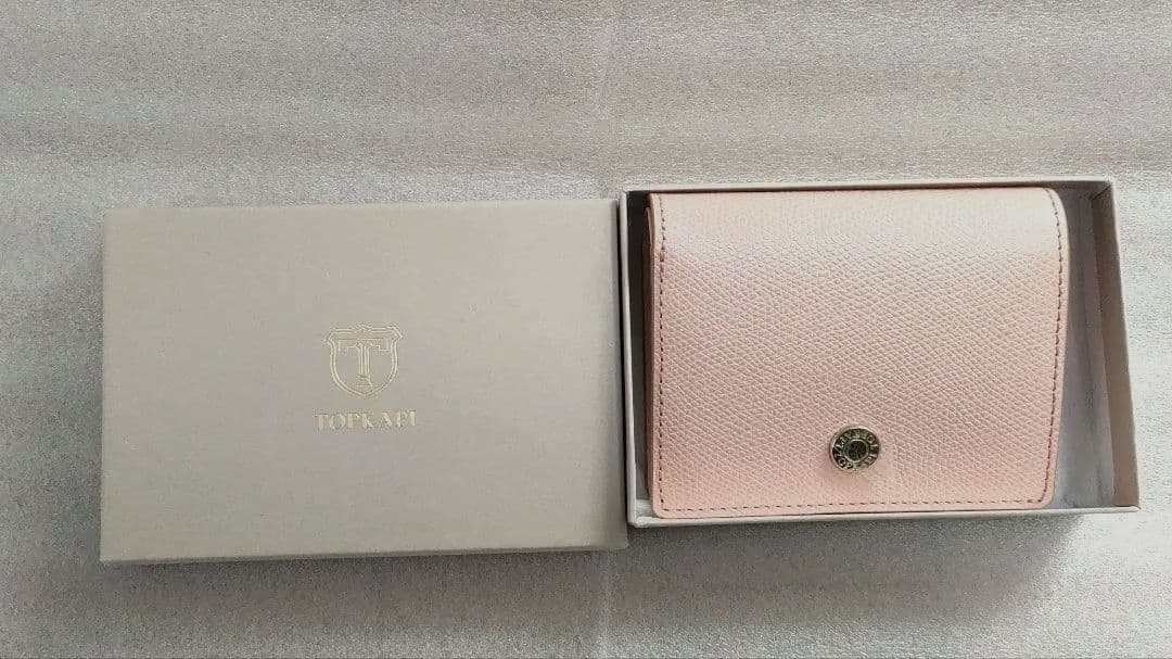 【新品未使用】TOPKAPI トプカピ　レザー二つ折り財布