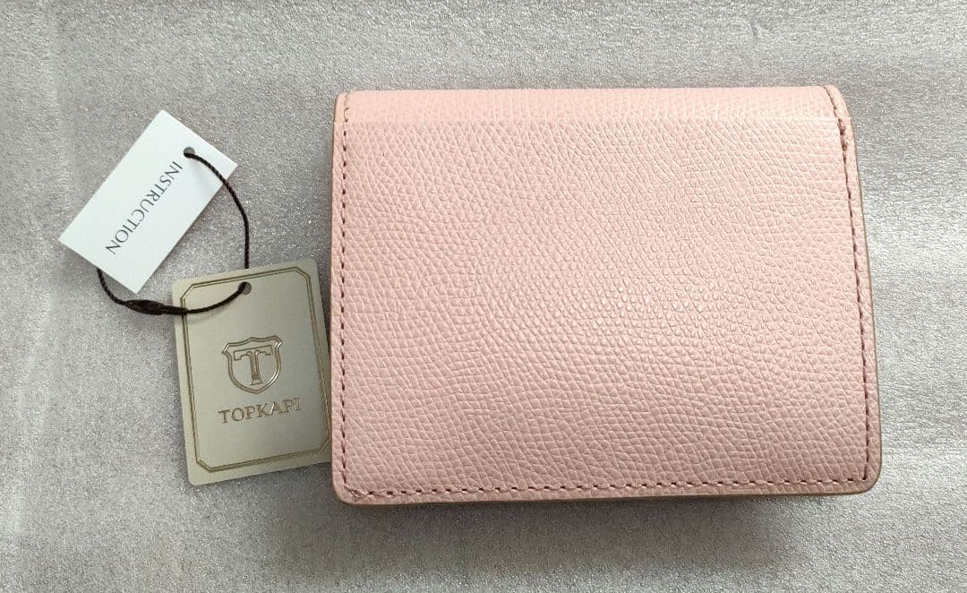 【新品未使用】TOPKAPI トプカピ　レザー二つ折り財布