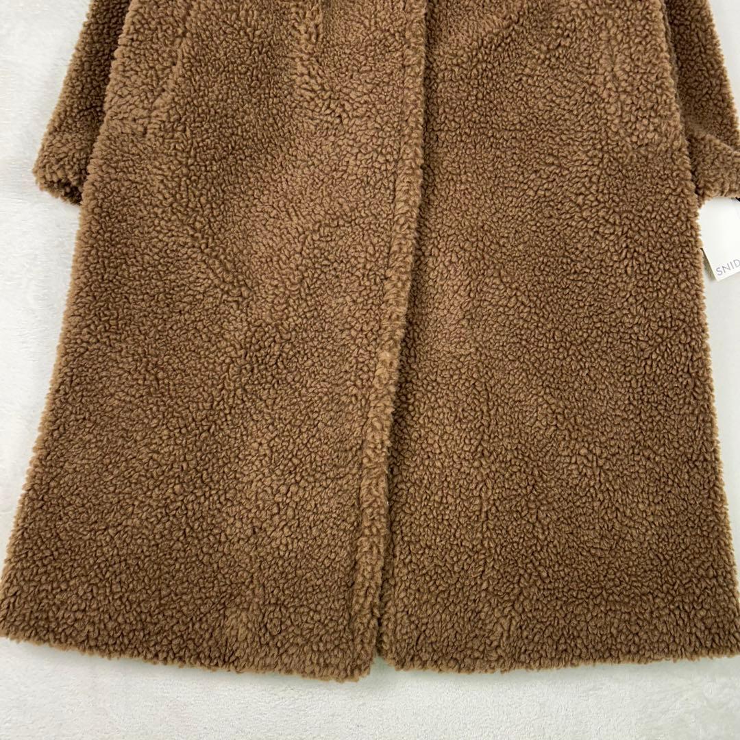 新品タグ付き♡SNIDEL ファーライクボアロングコート テディベア マキシ丈