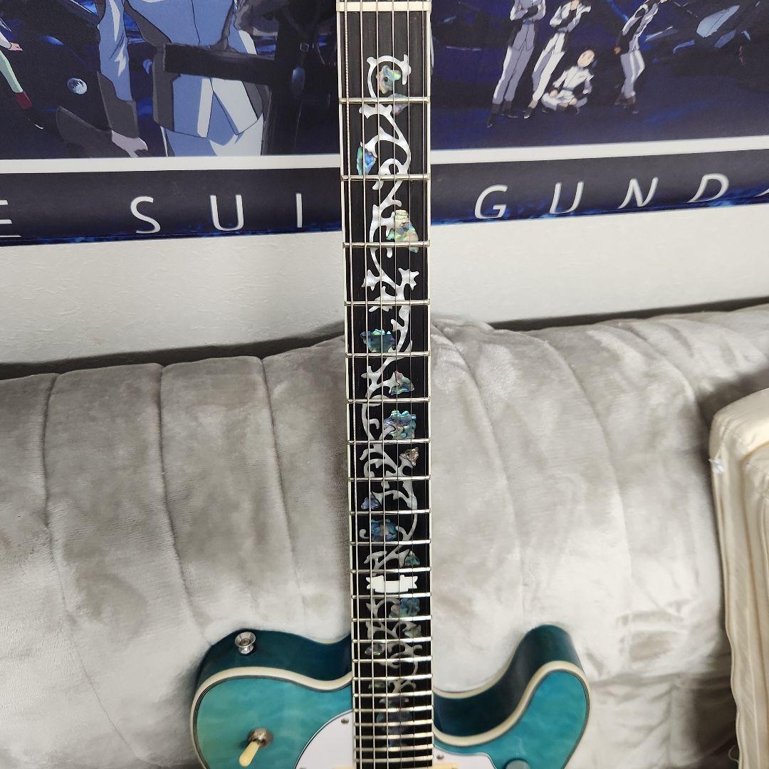 アクアブルー テレキャスタータイプ エレキギター