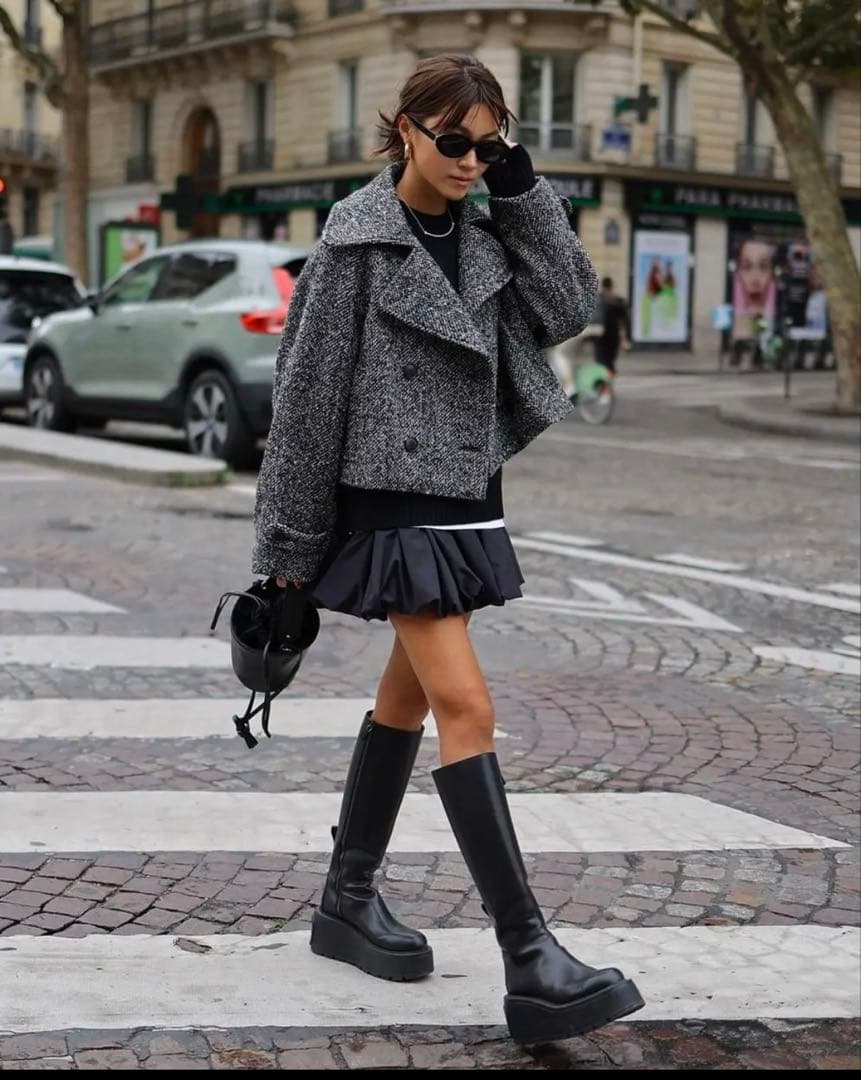 専用AYAKO bag オールブラック　ショルダーバック　ブラック　レディース