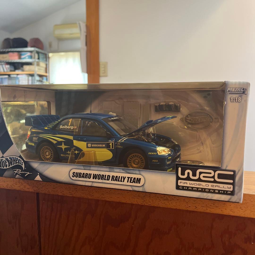 スバル WRC ラリーカー 1:18 ソルベルグ