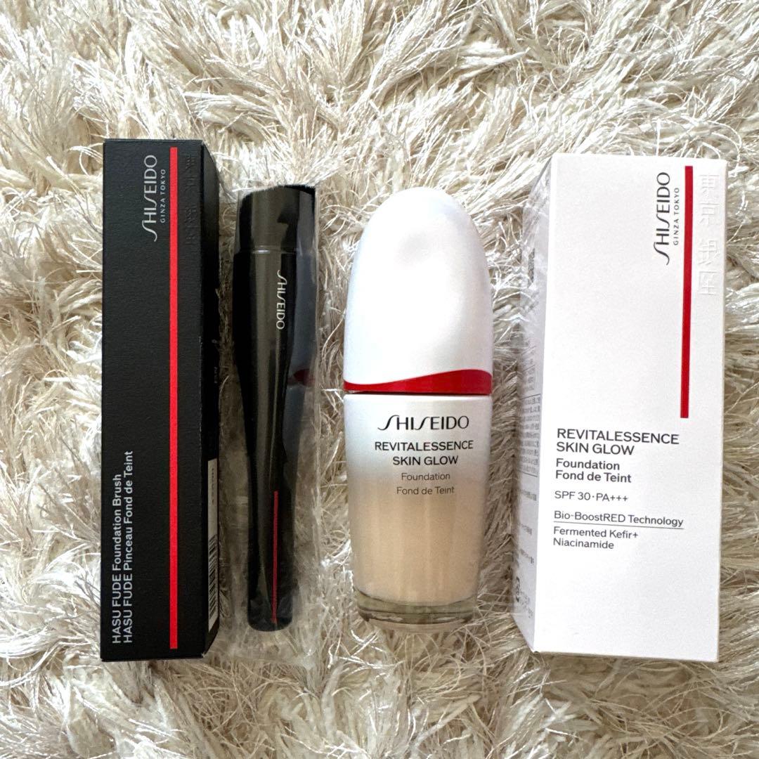 【SHISEIDO】ファンデ＆ブラシセット