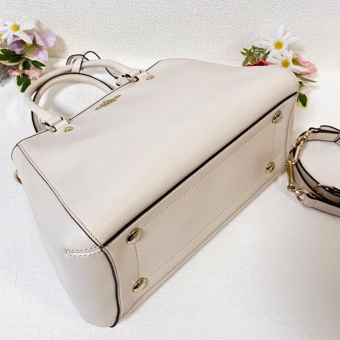 【美品】COACH コーチ ショルダーバッグ 2WAY ハンドバッグ キーリング