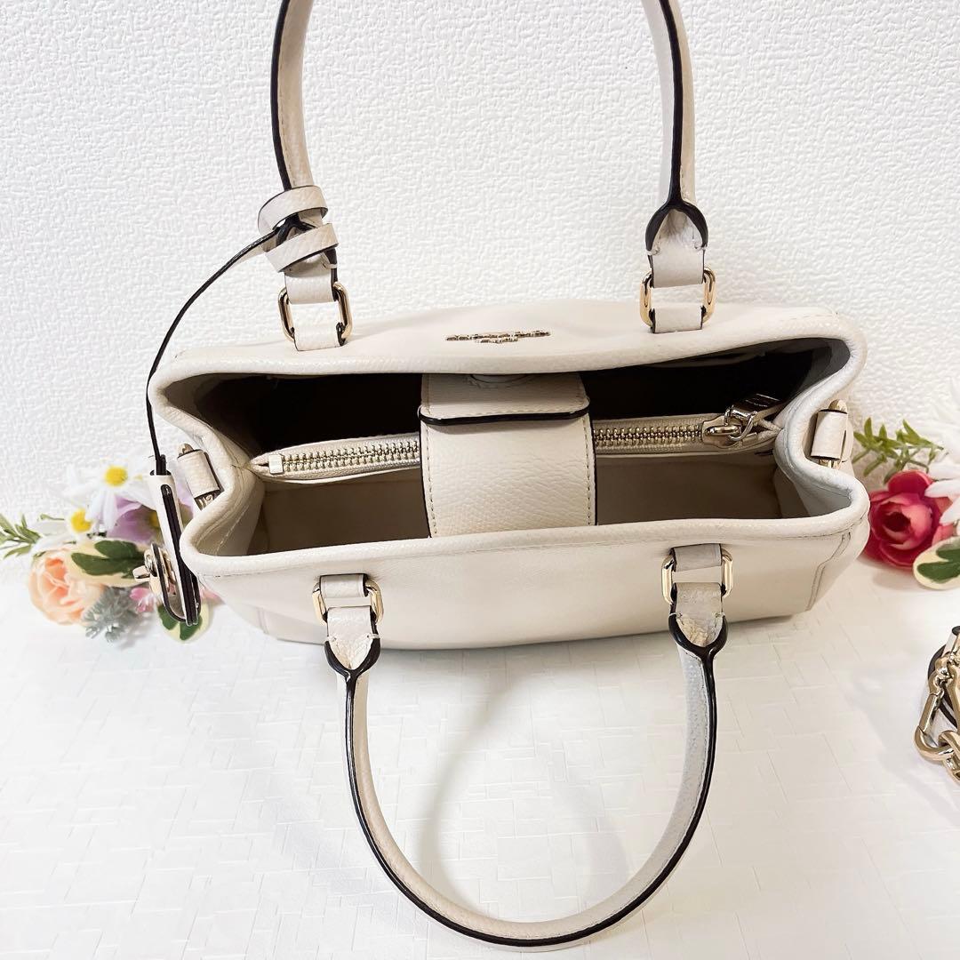 【美品】COACH コーチ ショルダーバッグ 2WAY ハンドバッグ キーリング