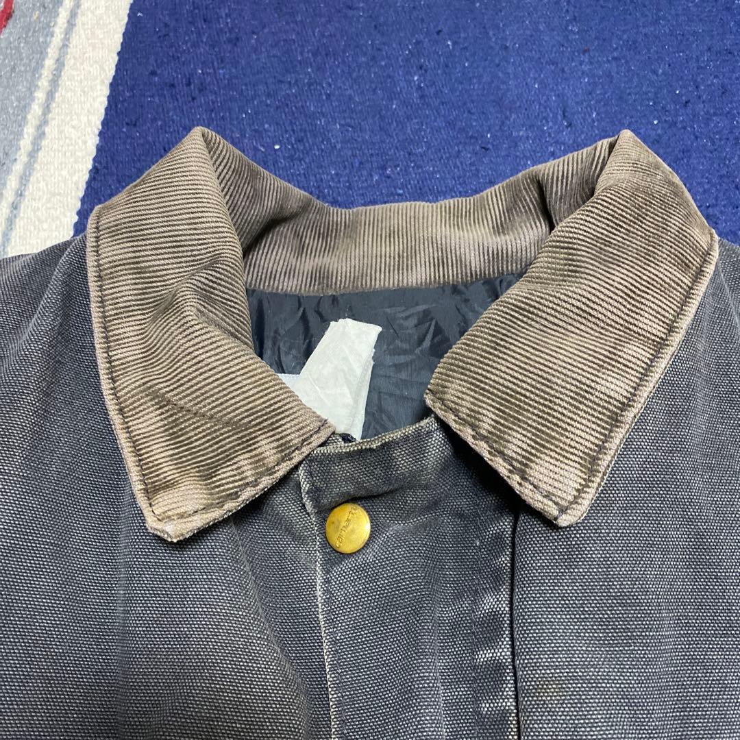 90s 古着 カーハート ダック地 ジャケット ビッグシルエット ロゴタグ