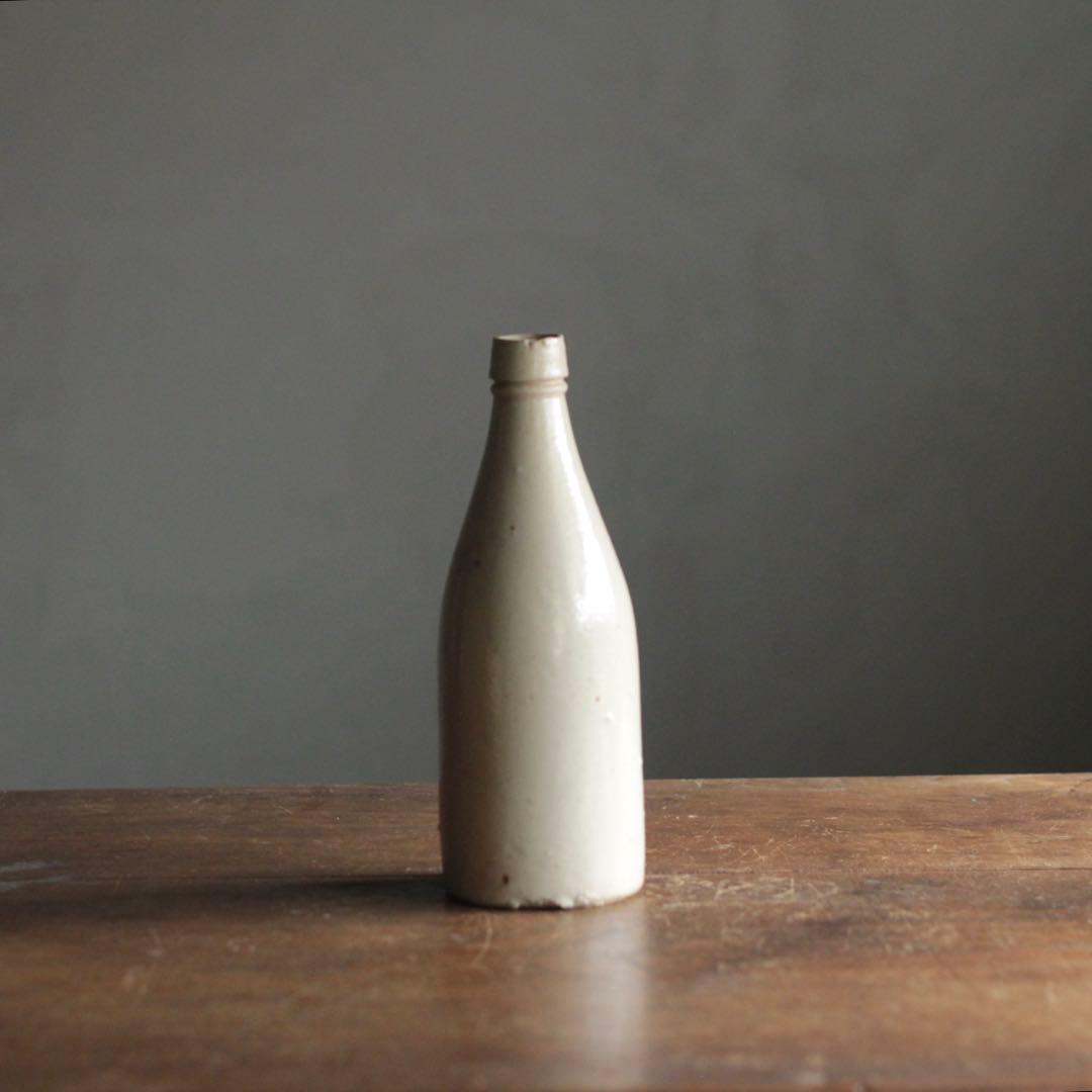 仏蘭西 白磁 ボトル 徳利 古道具 アンティークフランスアンティーク