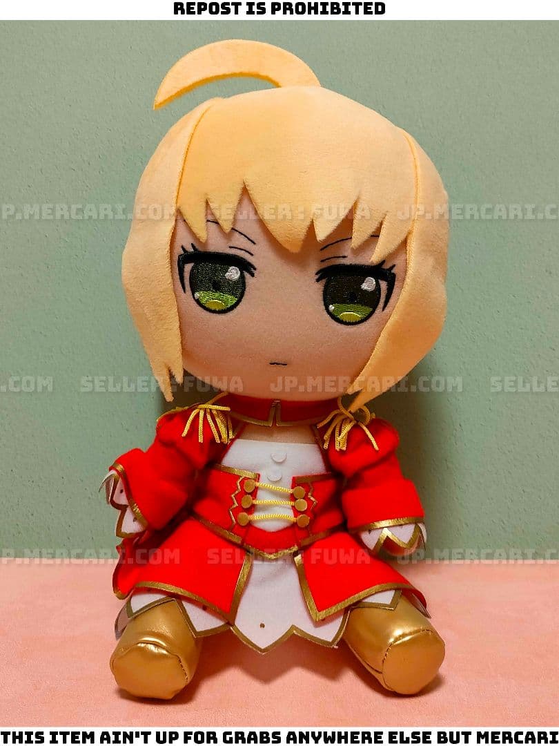 【未使用】Fate セイバー ネロ・クラウディウス Gift ぬいぐるみ