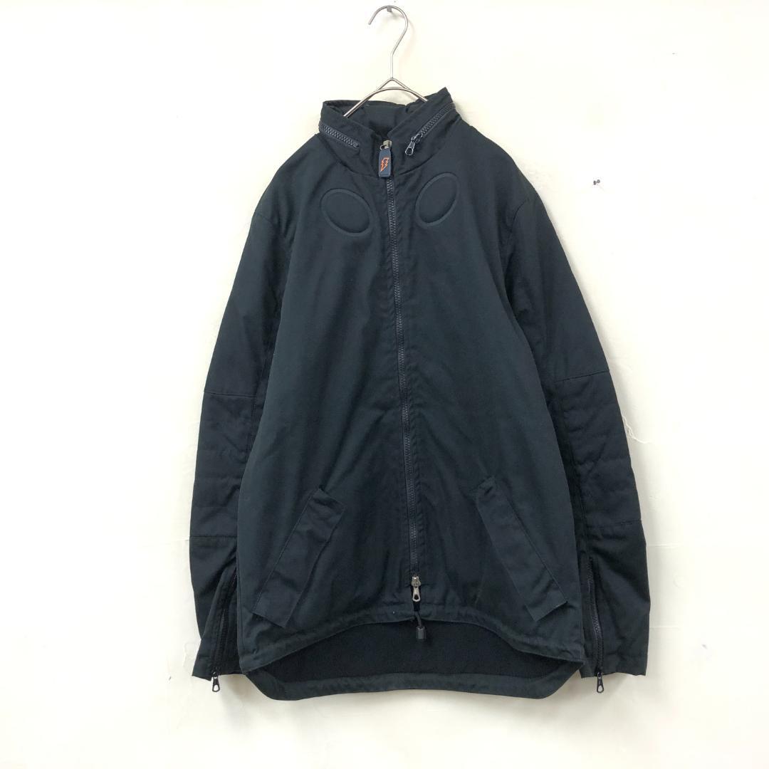 old W&LT ウォルト デザインジャケット ダブルジップ 裏フリース 古着