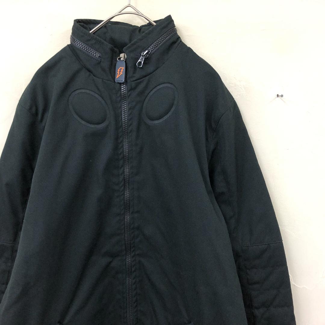 old W&LT ウォルト デザインジャケット ダブルジップ 裏フリース 古着