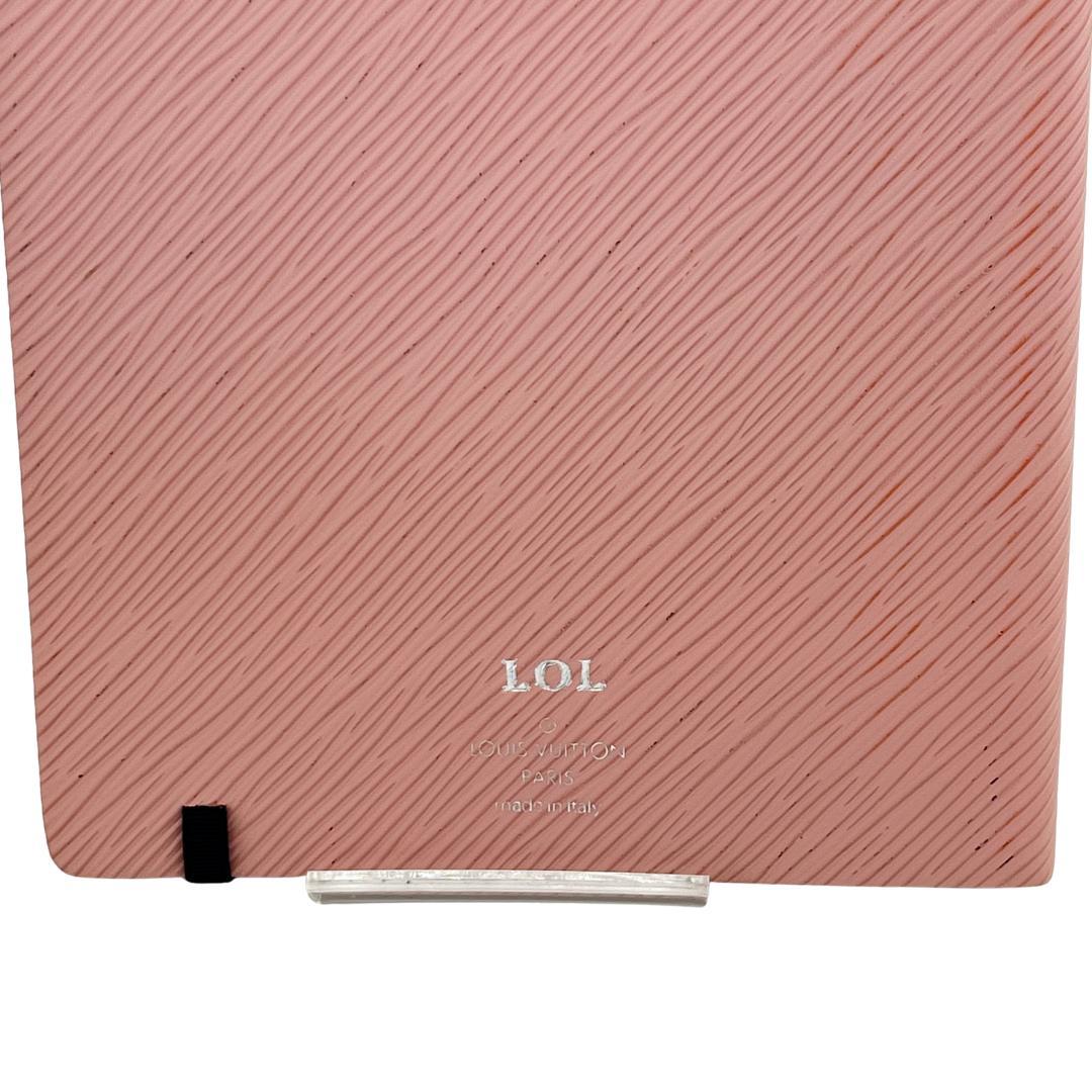 LOUIS VUITTON エピ ノート ピンク LVロゴ