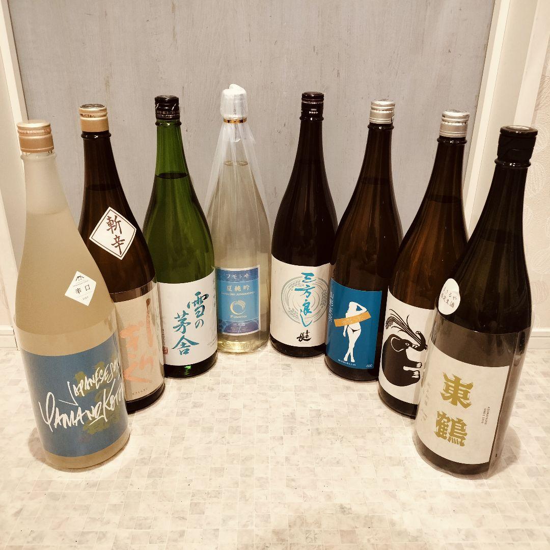 日本酒　一升瓶　8本セット