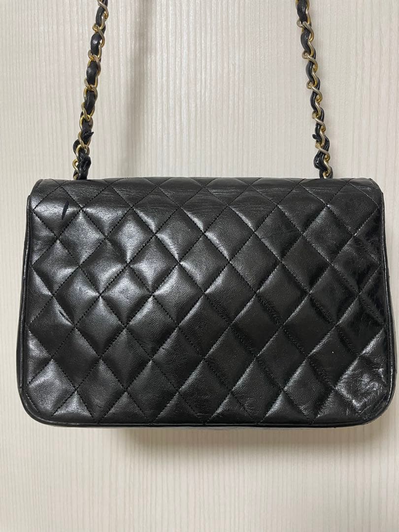 CHANEL 黒 キルティング ショルダーバッグ