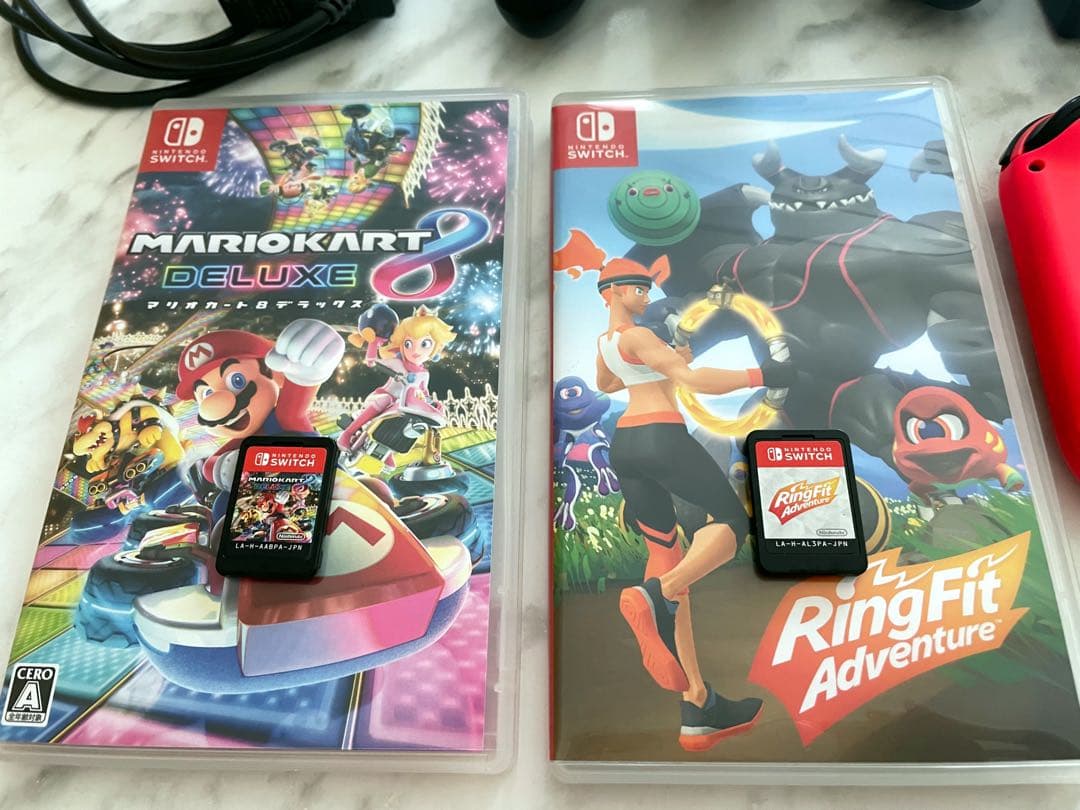 Nintendo Switch 本体 ＋リングフィット＋マリオカート８デラックス