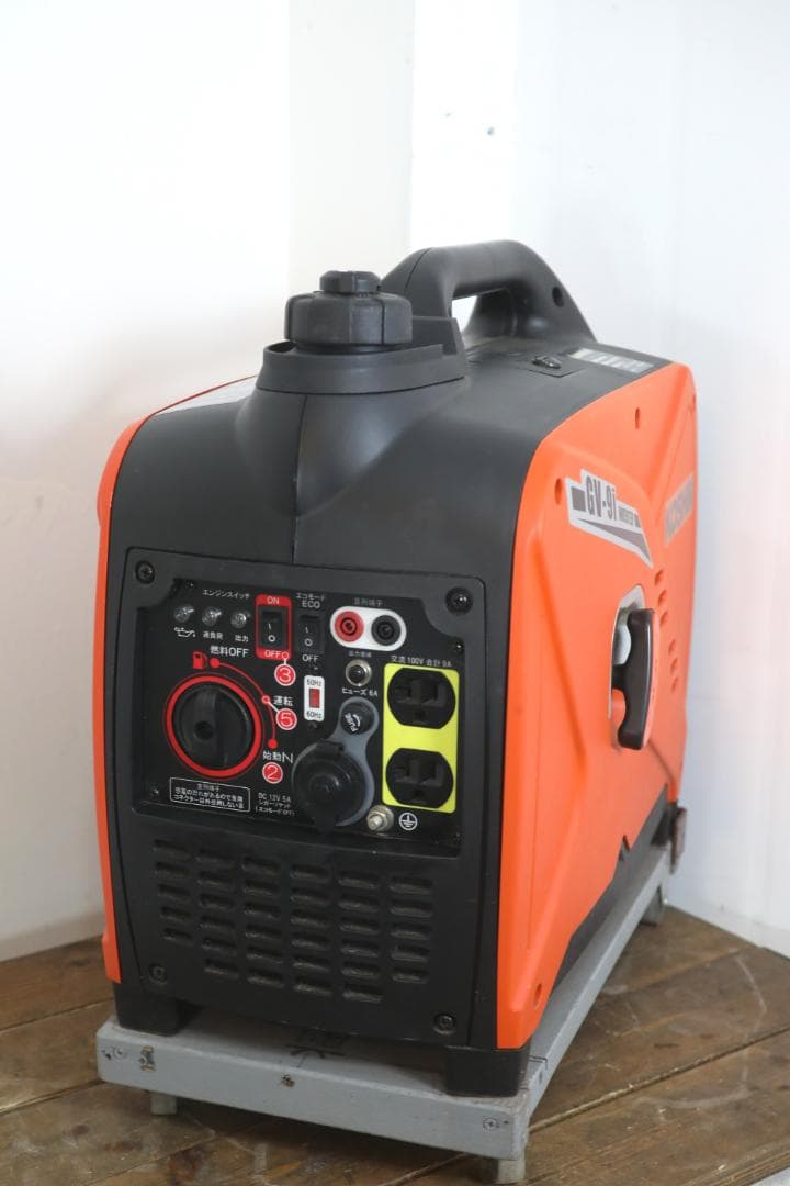 美品 KOSHIN インバーター発電機 GV-9I 説明書付