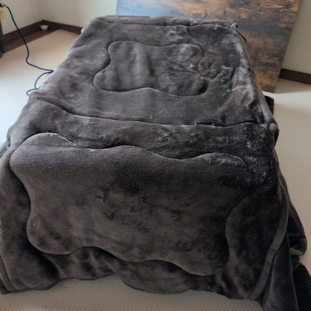 ヴィンテージ風ダークブラウン こたつテーブル ローテーブル 送料込