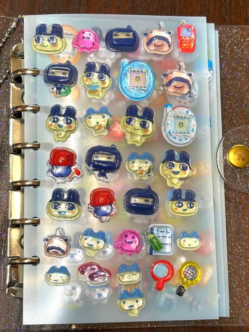 【正規品】たまごっちポンボンドロップシール　シール帳　完成品