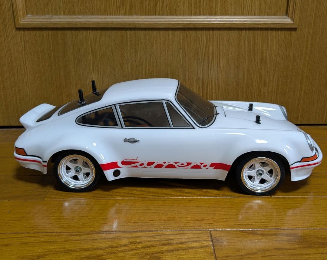 タミヤ　ポルシェボディ　TT-02　ホビーウイングESC ブラシレスモーター